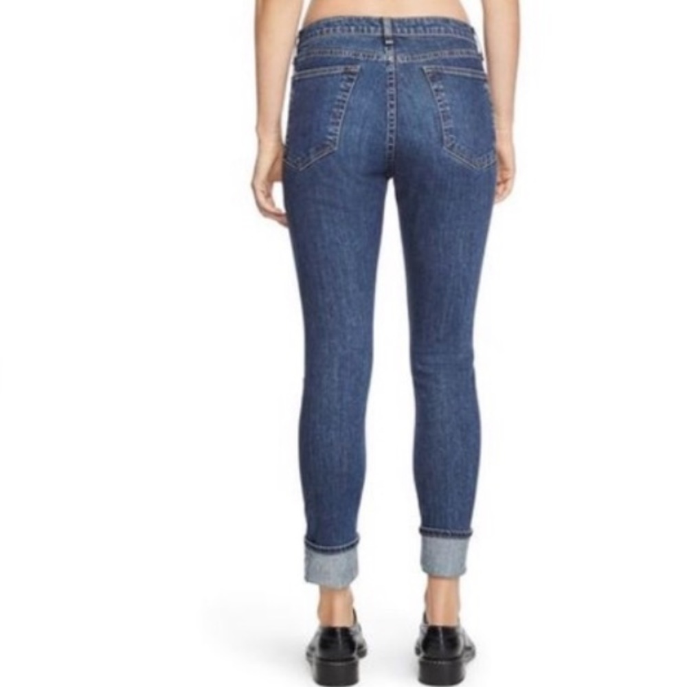 Rag & Bone 10” Dre High Rise Slim Boyfriend Jeans in Worn Wash Sz 27 - Picture 2 of 15